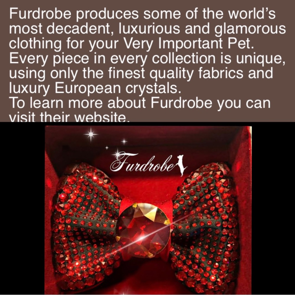 VIP MONARCH BOW - Red.  Vintage Furdrobe